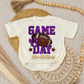 Purple Game Day Romper/Tee
