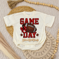 Red Game Day Romper/Tee