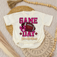 Pink Game Day Romper/Tee